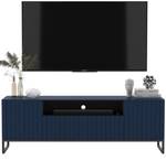 TV-Lowboard Elpis 2 Glamour Blau - Marineblau