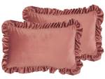 Kissen 2er Set KALANCHOE Pink - Textil - 50 x 7 x 30 cm