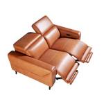 3-sitziges Ledersofa Relaxfunktion mit