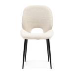 Chaise Mr. Beekman Dining Chair Bouclé Blanc - Textile - 50 x 91 x 64 cm