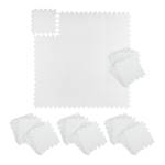 48 x Bodenschutzmatte weiß 30x30cm Weiß - Kunststoff - 30 x 1 x 30 cm