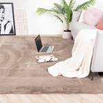 Hochflor Teppich O Comfy Taupe - 205 x 305 cm