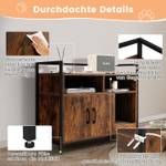 Katzenschrank PV10054 Braun - Holzwerkstoff - 45 x 75 x 89 cm