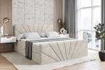 Boxspringbett MILTIO-Z Beige - Breite: 140 cm - H4