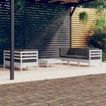 Salon de jardin (lot de 6) 3012396 Anthracite - Blanc