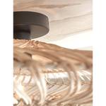 Deckenleuchte ZANZIBAR Holz - Weiß - 20 x 12 x 20 cm - Durchmesser: 40 cm - Durchmesser Lampenschirm: 40 cm