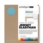 Topper Spannbettlaken Jersey Elasthan Pastellblau - Breite: 90 cm