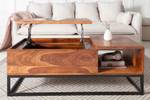 Couchtisch MAKASSAR FUNCTION Braun - Massivholz - Holzart/Dekor - 110 x 40 x 54 cm