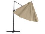 Parasol déporté SAVONA II Beige - Noir - Taupe