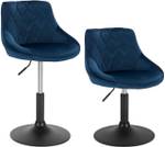 Barhocker Sonia (2er Set) Blau