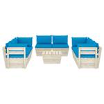 Mobilier de jardin (lot de 9) 3016490-22 Bleu - Bleu clair