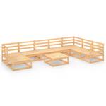 Garten-Lounge-Set (9-teilig) 3009816-1 Braun - Holz