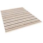 Natur Teppich Wolle Rana  Streifen Beige - Braun - 60 x 90 cm