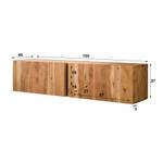 TV-Schrank Acacian Block Braun - Massivholz - 150 x 37 x 40 cm