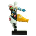 Statue femme fleurie dansante H54cm Porcelaine - 36 x 54 x 20 cm