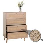 Kommode M38 Braun - Holzwerkstoff - Holz teilmassiv - 71 x 101 x 42 cm