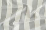 baumwolle Vorhang streifen grau-beige