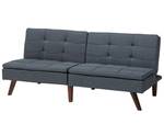 3-Sitzer Sofa RONNE Dunkelgrau - Grau - Eiche Dunkel