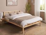 Doppelbett VANNES Eiche Hell - Breite: 147 cm