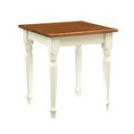 Table BASTIDE Imitation noyer - Blanc