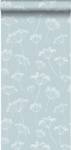 Tapete Blumenmuster 7306 Blau - Naturfaser - Textil - 53 x 1005 x 1005 cm