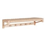 Wandgarderobe Abano Braun - Massivholz - 78 x 17 x 31 cm