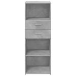 Highboard DE2315 Grau - Holzwerkstoff - 43 x 124 x 45 cm