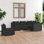 Garten-Lounge-Set (5-teilig) 3013636-1 Schwarz