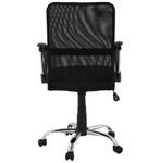 Fauteuil De Bureau TURIN Noir - Textile - 47 x 95 x 47 cm