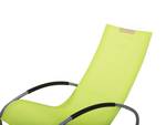 Chaise longue CAMPO Noir - Vert - Citron vert - Argenté