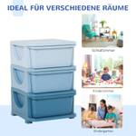 Aufbewahrungsboxen 311-023BU Blau - 37 x 57 cm