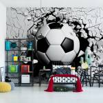 Fototapete Fußball SPORT Abstraktion 3D 180 x 120 x 120 cm