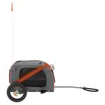 Remorque vélo pour chien 3028771-1 Orange - 53 x 124 cm