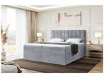 Boxspringbett Lukas Grau - 140 x 214 cm - H4