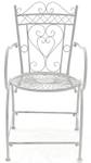 Chaises de jardin Sheela Lot de 2 Blanc