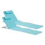 Lot de 2 tapis de plage Cellorigo Turquoise