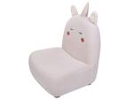 Chaise pour enfant LULEA Chêne clair - Rose foncé