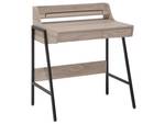 Bureau BROXTON Noir - Marron - Bois manufacturé - 77 x 89 x 46 cm