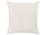 Coussin décoratif TUBEROSE Beige - Orange - Blanc - Textile - 45 x 10 x 45 cm