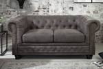 2er 150cm vintage Sofa grau