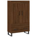 Highboard DE9410 Eiche Schwarzbraun Dekor