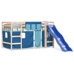 Bettgestell-K-24715 Blau - Holzwerkstoff - 88 x 114 x 206 cm