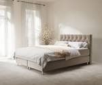 Boxspringbett Otus Beige - Breite: 140 cm