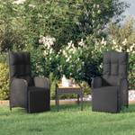 Gartenstuhl 2er Set D4212 Schwarz