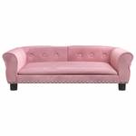 Lit pour chien 3015967 Rose foncé - 95 x 55 cm