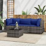 Garten-Lounge-Set 3029629-2 (4-teilig) Blau - Grau