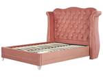 Doppelbett AYETTE Pink - Breite: 185 cm