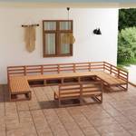 Gartenmöbel-Set Braun - Massivholz - Holzart/Dekor - 70 x 67 x 70 cm