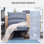 Bodensofa Bodenstuhl 839-430V00GY Glas Grau