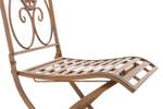 Chaises de jardin Sibell Lot de 2 Marron